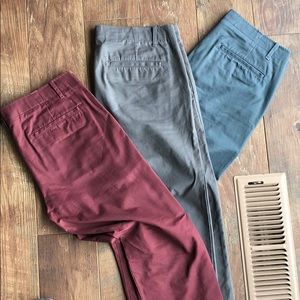 Bundle! Gap Lived in slim chinos